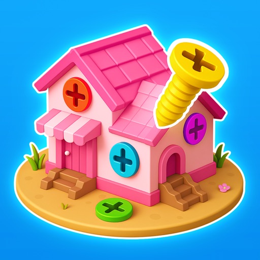 Screw Sort 3D: Knit Away Games
